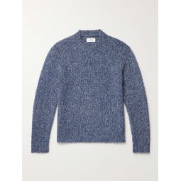 Berry Melange Knitted Sweater