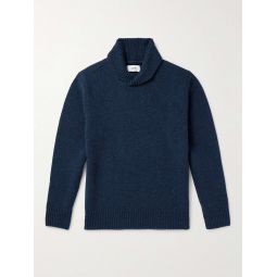 Slim-Fit Shawl-Collar Wool Sweater