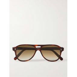 Killick Aviator-Style Tortoiseshell Acetate Sunglasses