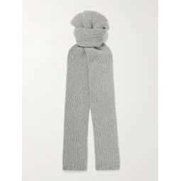 Ribbed Wool Scarf