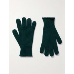 Ribbed Wool Gloves