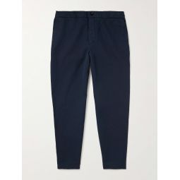James Tapered Cotton and Linen-Blend Twill Drawstring Trousers