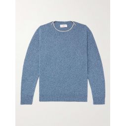 Contrast-Tipped Wool Sweater