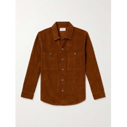 Garment-Dyed Cotton-Corduroy Shirt