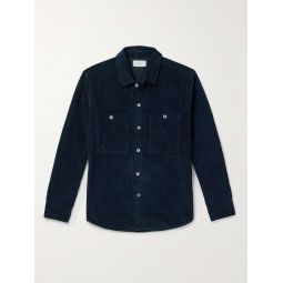 Garment-Dyed Cotton-Corduroy Shirt