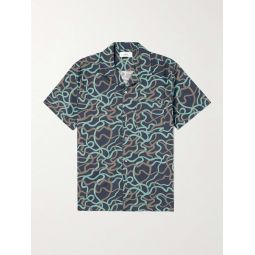 Stella Camp-Collar Printed Cotton-Poplin Shirt