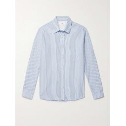 Pinstriped Cotton Oxford Shirt