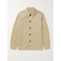 Garment-Dyed Cotton Overshirt