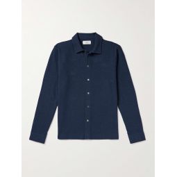 Double-Faced Cotton-Blend Jersey Overshirt