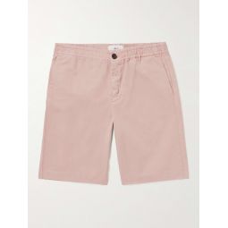 Dock Straight-Leg Garment-Dyed Organic Cotton-Twill Elasticated Shorts