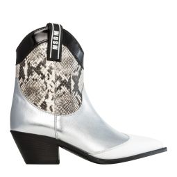 Tronchetto Donna Texan Ankle Boots - Snakeskin
