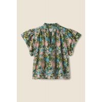 Mabel and Mossv Trovata Clover Blouse - Spring Tendril