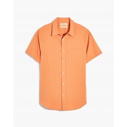 Crinkle Cotton Perfect Short-Sleeve Shirt