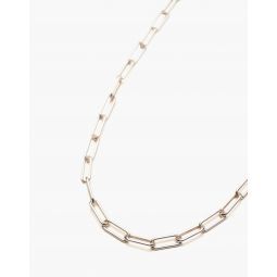 CHARLOTTE CAUWE STUDIO Paperclip Chain Necklace in Sterling Silver