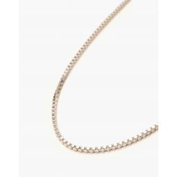 CHARLOTTE CAUWE STUDIO Box Chain Necklace in Sterling Silver