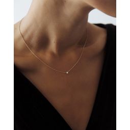 Kinn Studio Solitaire Round Diamond Necklace