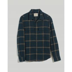 Slub Flannel Easy Long-Sleeve Shirt