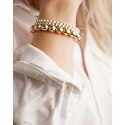 Charlotte Cauwe Studio Bead Bracelet in Gold 5mm