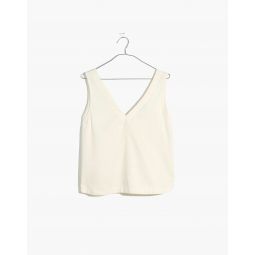 Plus (Re)sponsible V-Neck Button-Back Sleeveless Top