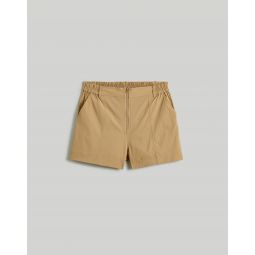 Plus Zip-Front Tapered Shorts