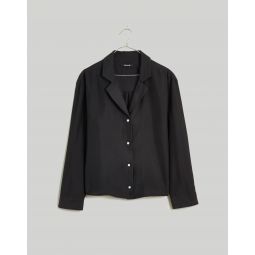 Silk Button-Up Shirt