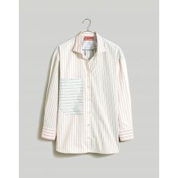 Madewell x CHAVA Stripe-Play Oversized Shirt