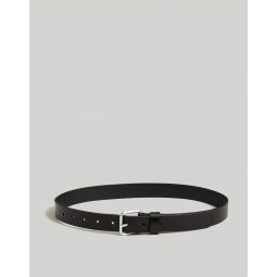 Narrow Leather Belt