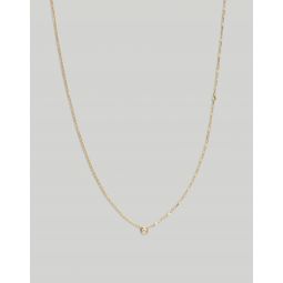 Kinn Studio Two In One Solitaire Round Diamond Necklace