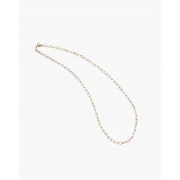 Maslo Jewelry Drawn Cable Chain Necklace Gold