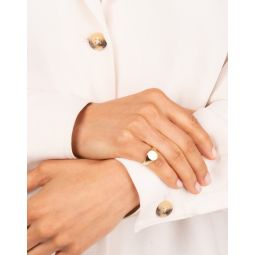 CHARLOTTE CAUWE STUDIO Perfect Oval Signet Ring in 14K Gold