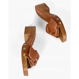 Intentionally Blank Leather Mar Mules Sandals