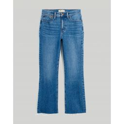 Taller Kick Out Crop Jeans in Cherryville Wash: Raw-Hem Edition