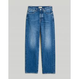 Plus Curvy Low-Slung Straight Jeans in Palmina Wash: Airy Denim Edition