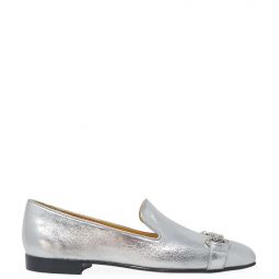 MADISON MAISON SQUARE TOE LOAFER - SILVER