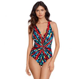 Magicsuit by Miraclesuit Womens Tribe Vibe Drew One Piece Swimsuit