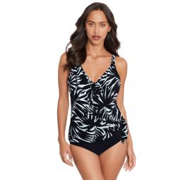 Magicsuit by Miraclesuit Womens Chicly Shaded Winnie Tankini Top