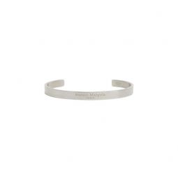 Logo Cuff Bracelet - Silver