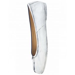 Tabi Ballerina Leather Flats - White