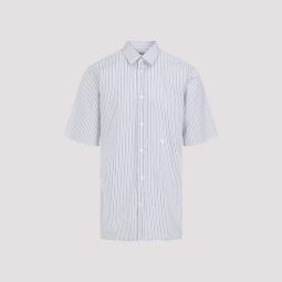 SS Shirt - White/Blue