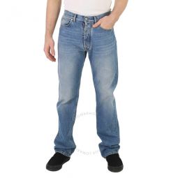 Mens LS Wash Straight Jeans, Waist Size 30