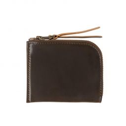 Shell Cordovan Wallet - Dark Cognac