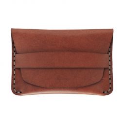 Flap Slim Wallet - SADDLE TAN