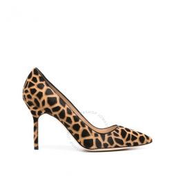 BBLA Tora 90 Leopard Pointed-Toe Pumps, Brand Size 39 ( US Size 9 )