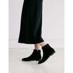 Flat Shearling Ankle Boot