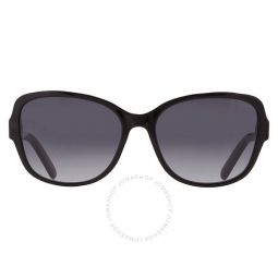 Dark Grey Shaded Butterfly Ladies Sunglasses