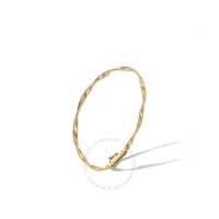 Marrakech Collection 18K Yellow Gold Twisted Stackable Bangle -