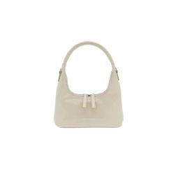 Mini Hobo Strap Bag - Glossy Cream