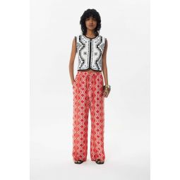 Ayacucho Africa Pants - Ethnic Red