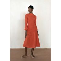 Lyndale Organic + Earth Dyed Dress - Yam