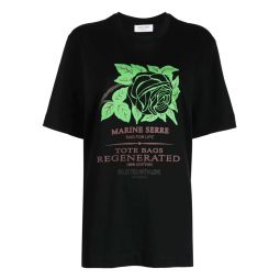 Rose Print Organic Cotton T-Shirt